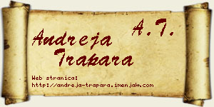 Andreja Trapara vizit kartica